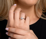 18K Solid Gold 1ct Pear Cut Lab Grown Diamond in a Classic Solitaire Engagement Ring - View 6