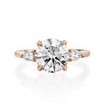 14K 1.5ct Lab Grown Diamond Round Cut Solitaire Engagement Ring