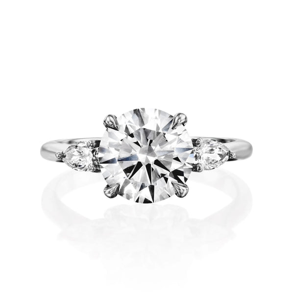 18K Solid Gold 1.5 Ct Ring Natural Diamond Engagement