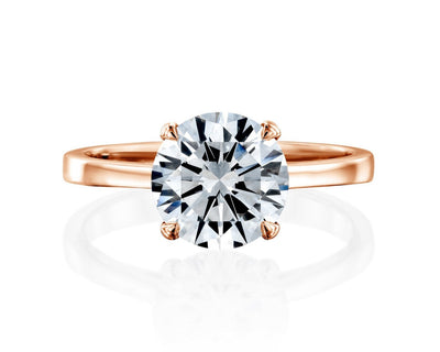 14K 3ct Lab Grown Diamond Solitaire Engagement Ring