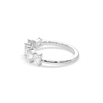 14K 1.5ct Natural Diamond Half Eternity Band