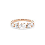 14K 1.5ct Lab Grown Diamond Half Eternity Band