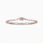 14K 1.2ct Lab Grown Diamond Bracelet