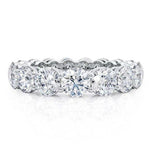 14K 0.85ct Lab Grown Diamond Round Cut Eternity Band