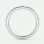 14K 2.38ct Natural Diamond Baguette Cut Eternity Band