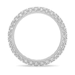 14K Natural Diamond Pave Eternity Band