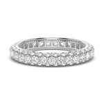 14K Lab Grown Diamond Pave Eternity Band