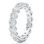 14K 0.85ct Lab Grown Diamond Round Cut Eternity Band