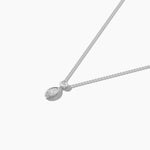 14K Natural Diamond Marquise Cut Necklace