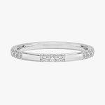 14K 0.3ct Natural Diamond Round Cut Wedding Band