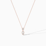 18k Solid Gold Natural Marquise Cut Drop Necklaces For Women - View 8 | Riyanika Jewels