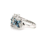 14K 2ct Lab Grown Diamond Cluster Ring