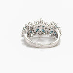 14K 2ct Natural Diamond Cluster Ring