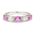 14K 1.97ct Lab Grown Diamond Oval Cut Wedding Band