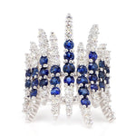 14K 3.55ct Lab Grown Diamond Round Cut Cocktail Ring