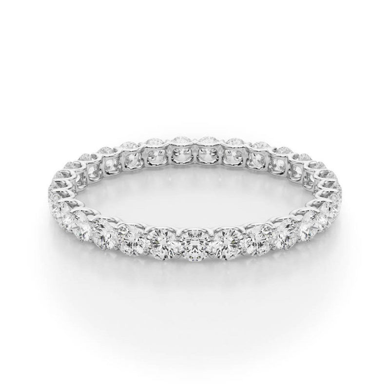 14K Natural Diamond Eternity Band