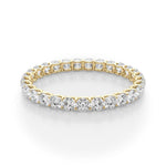 14K Natural Diamond Eternity Band