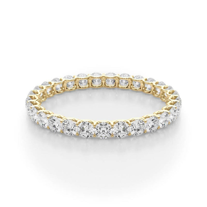 14K Natural Diamond Eternity Band