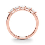18K Solid Gold 1.00 CTW 5-Stone Natural Diamond Band