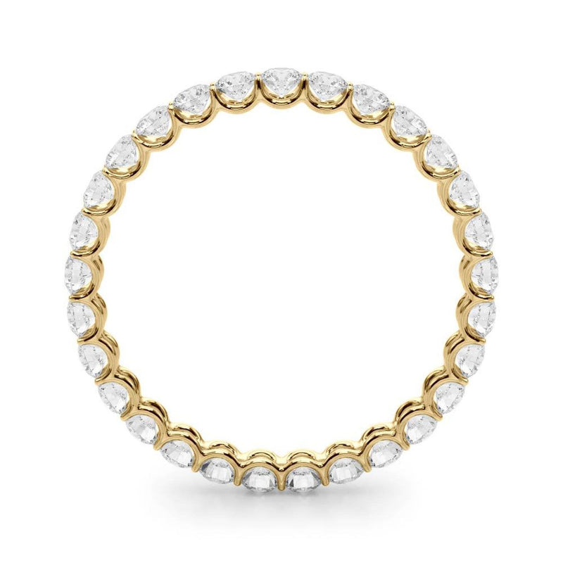 14K Natural Diamond Eternity Band