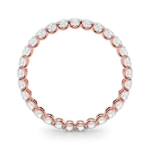 14K Natural Diamond Eternity Band