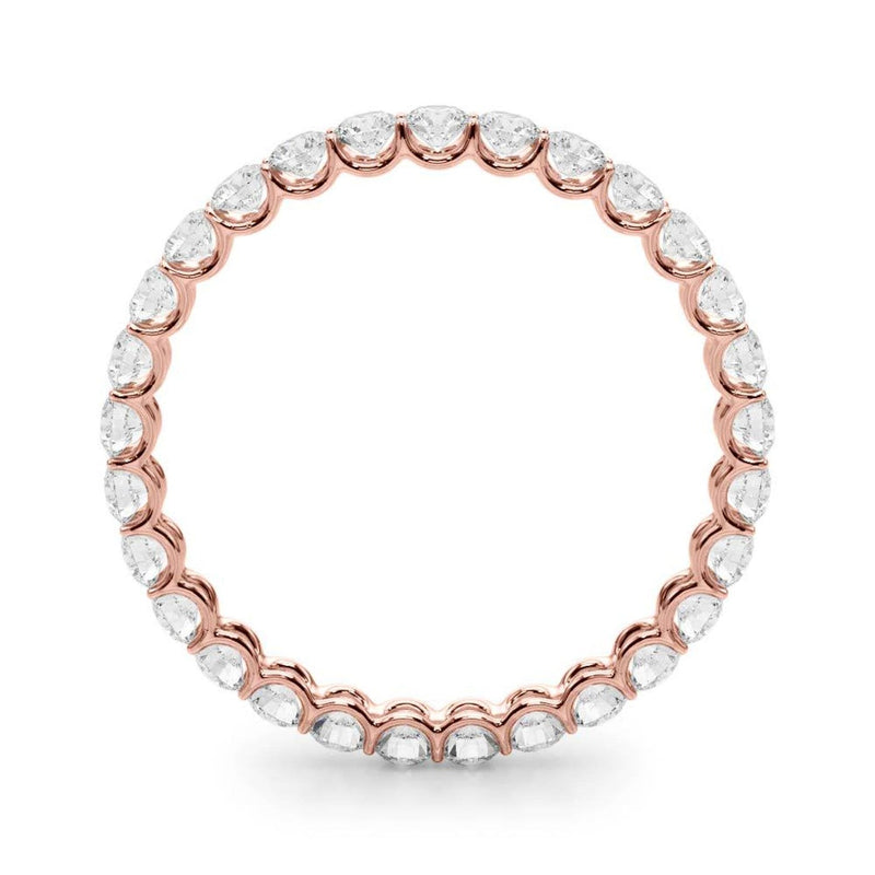 14K Natural Diamond Eternity Band