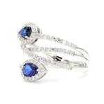 14K 1.15ct Lab Grown Diamond Pear Cut Cocktail Ring