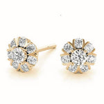 14K 0.5ct Natural Diamond Stud Earrings