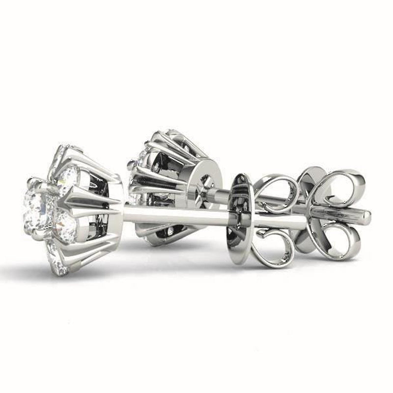 14K 0.5ct Natural Diamond Stud Earrings