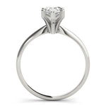 14K 1ct Lab Grown Diamond Pear Cut Solitaire Engagement Ring