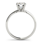 14K 1ct Lab Grown Diamond Round Cut Solitaire Engagement Ring