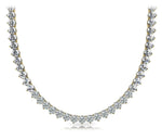 14K 6ct Lab Grown Diamond Tennis Necklace