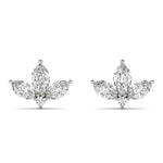14K 0.45ct Lab Grown Diamond Cluster Stud Earrings