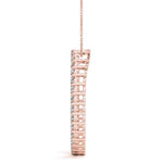 14K 1ct Lab Grown Diamond Pendant Necklace