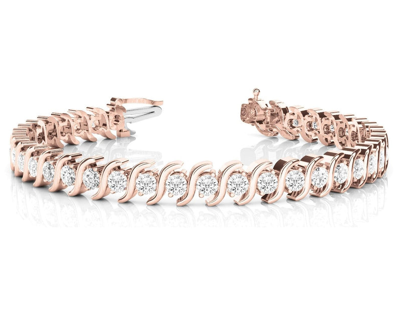 14K 1ct Lab Grown Diamond Bracelet