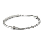 18K Solid Gold 0.50 Ct Natural Diamond Flexible Rope Chain Bracelet - View 6 | Riyanika Jewels