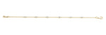 18K Solid Gold 1 Ct Natural Diamond By The Yard Bracelet