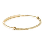 18K Solid Gold 0.75 Ct Lab Grown Diamond Three-Row Bar Bracelet - View 6 | Riyanika Jewels