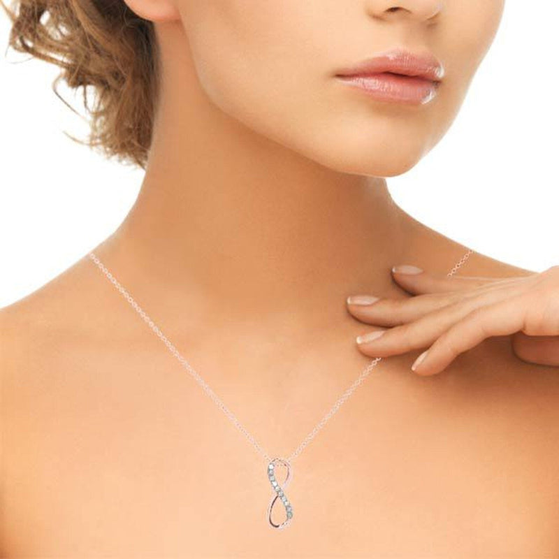 14K Lab Grown Diamond Twisted Pendant Necklace