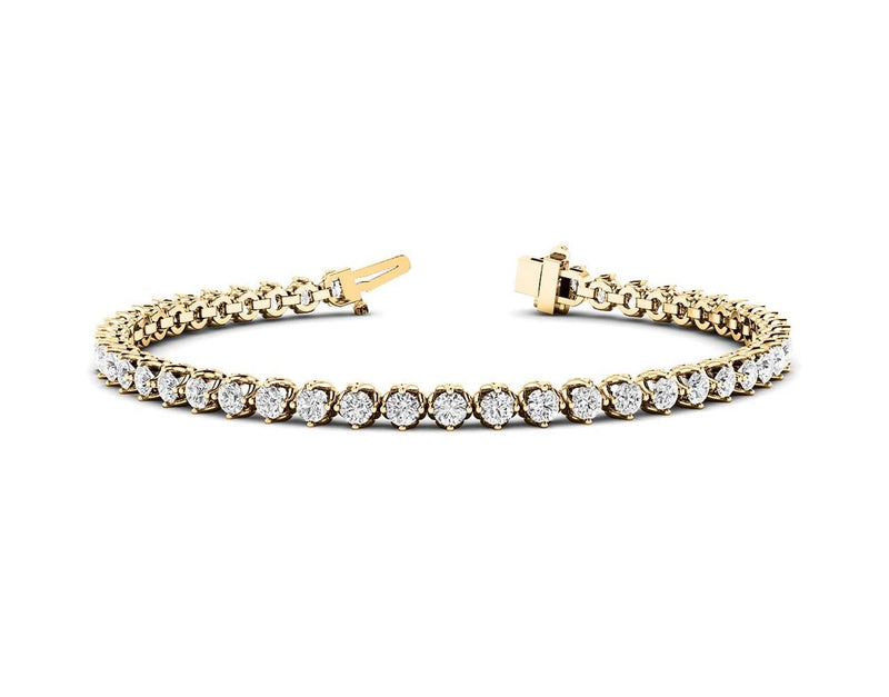 14K 2ct Lab Grown Diamond Tennis Bracelet