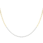14K 0.75ct Natural Diamond Chain Necklace