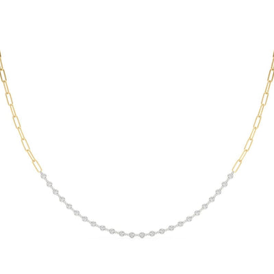 14K 0.75ct Lab Grown Diamond Chain Necklace