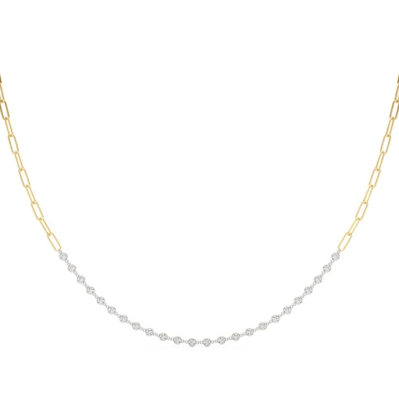 14K 0.75ct Lab Grown Diamond Chain Necklace