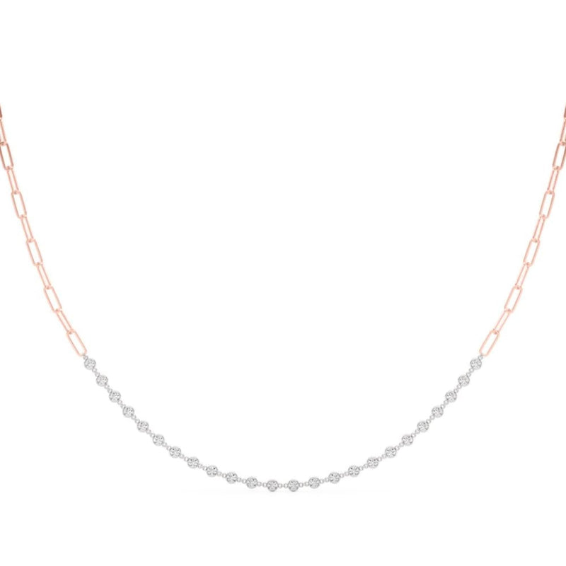 14K 0.75ct Lab Grown Diamond Chain Necklace