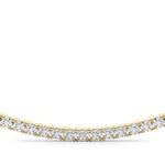 14K Natural Diamond Eternity Necklace