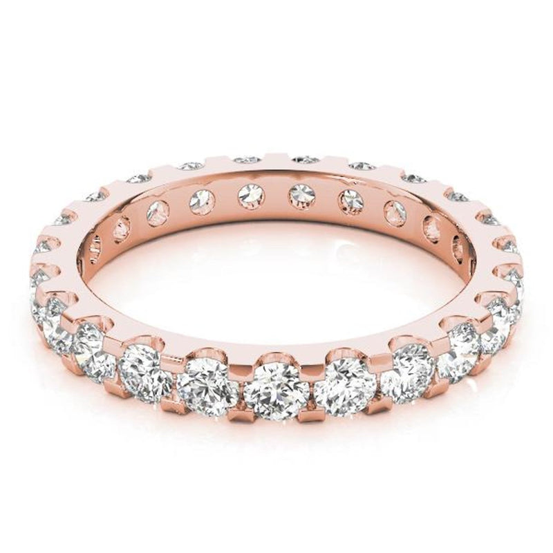 14K Natural Diamond Eternity Band