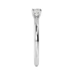 14K 1ct Natural Diamond Solitaire Engagement Ring