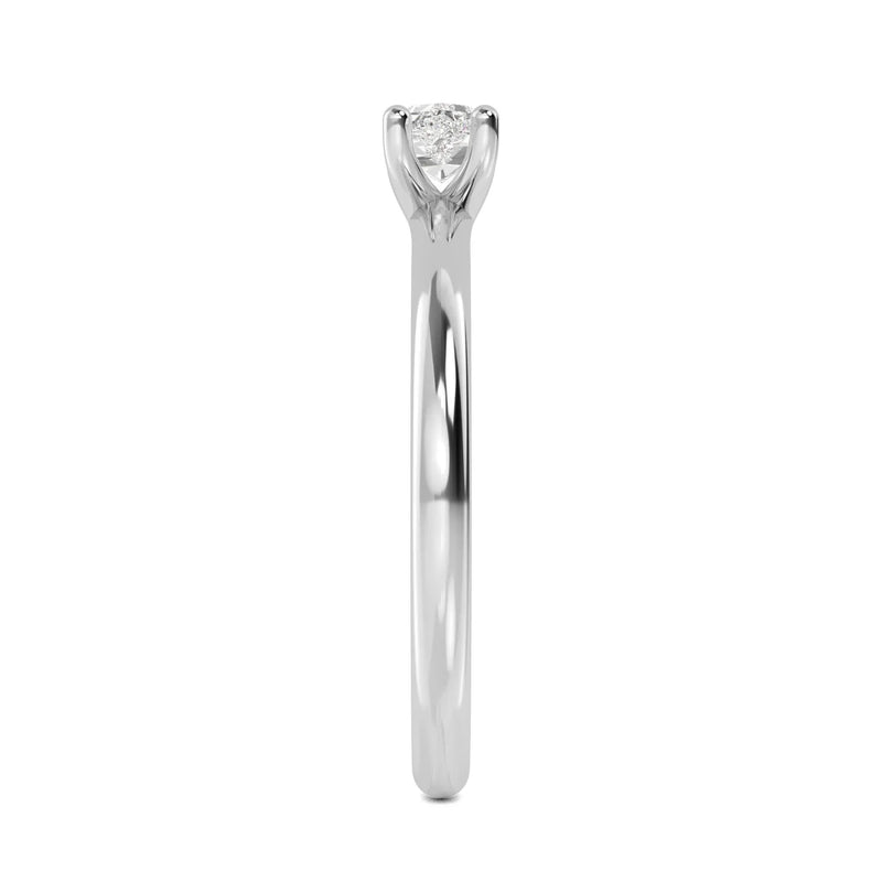 14K 1ct Natural Diamond Solitaire Engagement Ring