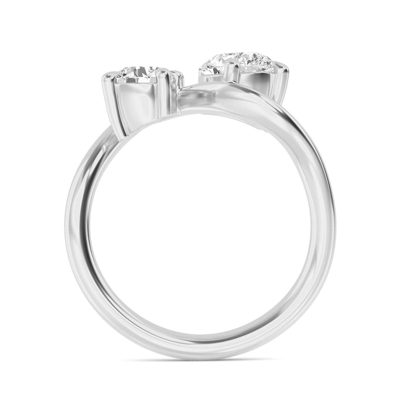 14K 1.5ct Lab Grown Diamond Round Cut Engagement Ring