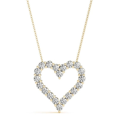 14K 0.6ct Natural Diamond Pendant Necklace